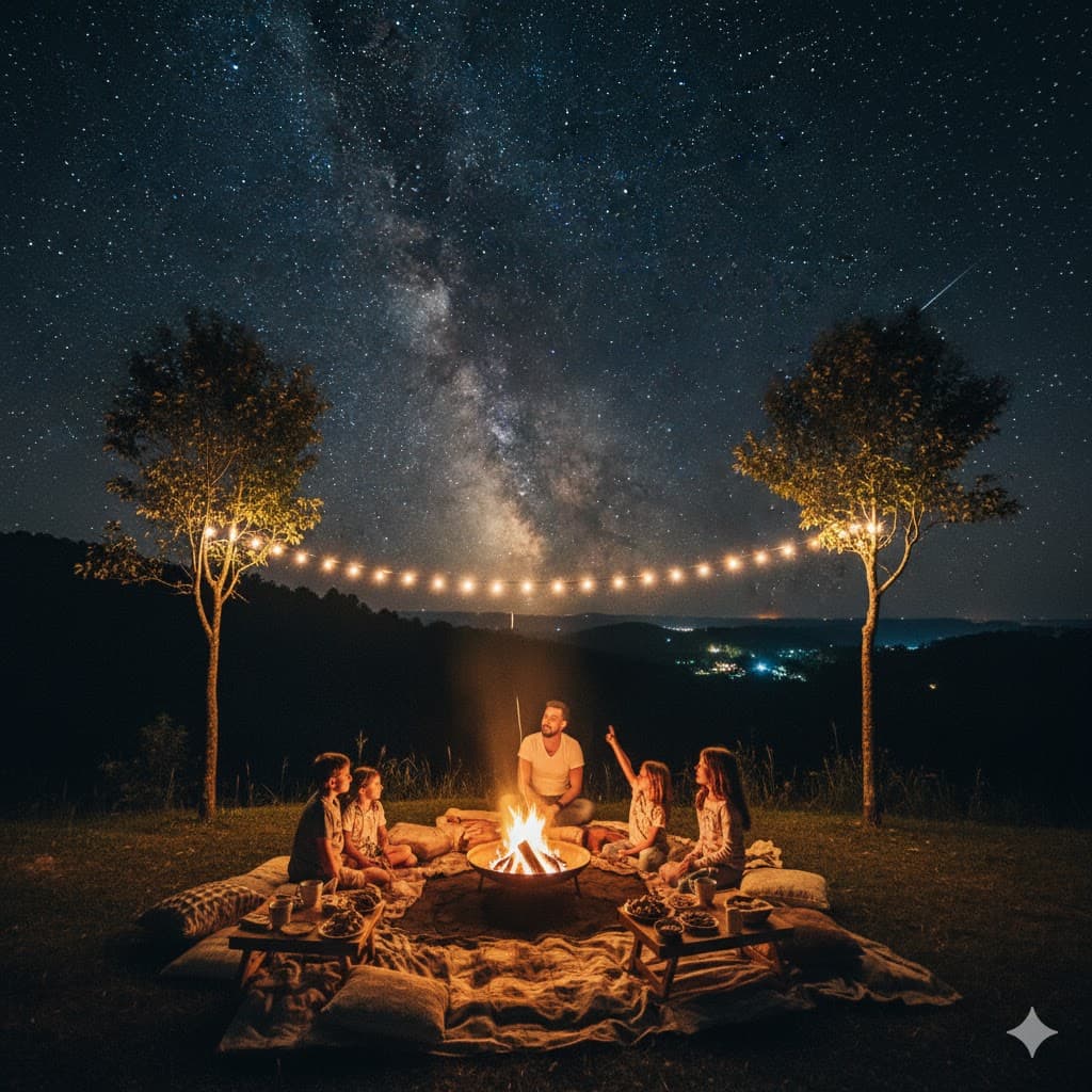 Campfire & Stargazing - Firefly Resort amenity